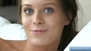 sexy and beautiful natural big tit brunette lana enjoy a very nice interview about her sex life
