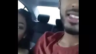 slut indian wife cheated her hubby and go with her bf in car then blow hard