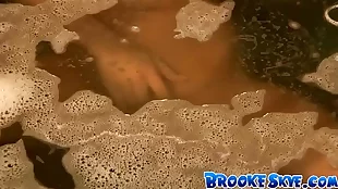 brooke skye - wet fun in the bath