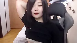 asian emo teen strips to reveal sexy natural body