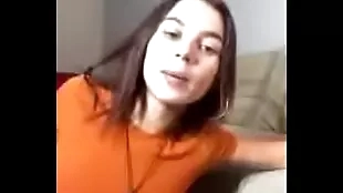 adorable girl showing tits towards the end