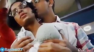 teen girl fucked in running bus, full hindi audio