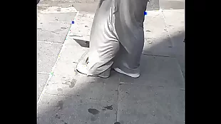 booble ass on street
