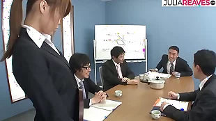 japaneseretary needs more money but she must be a sex slave for the whole office, uncensored jav