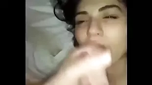 russian girl swallows boyfriends cum