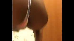 petite teen twerking in bathroom