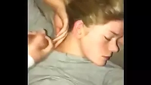 german teen woken up to suck cock