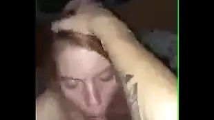 amateur college teen giving a blowjob